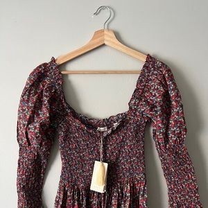 DOEN Bijou Dress Roseraie Floral Size XS NWT